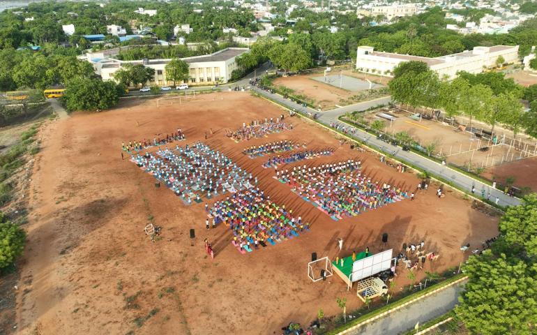 International Day of Yoga Celebration in Thoothukudi 2