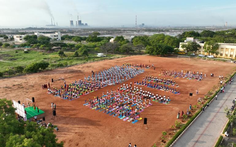 International Day of Yoga Celebration in Thoothukudi