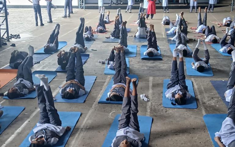 international-day-of-yoga-2026,-celebrated-at-thiruvananthapuram
