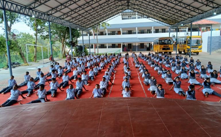 International Day of Yoga celebrated at Thiruvananthapuram