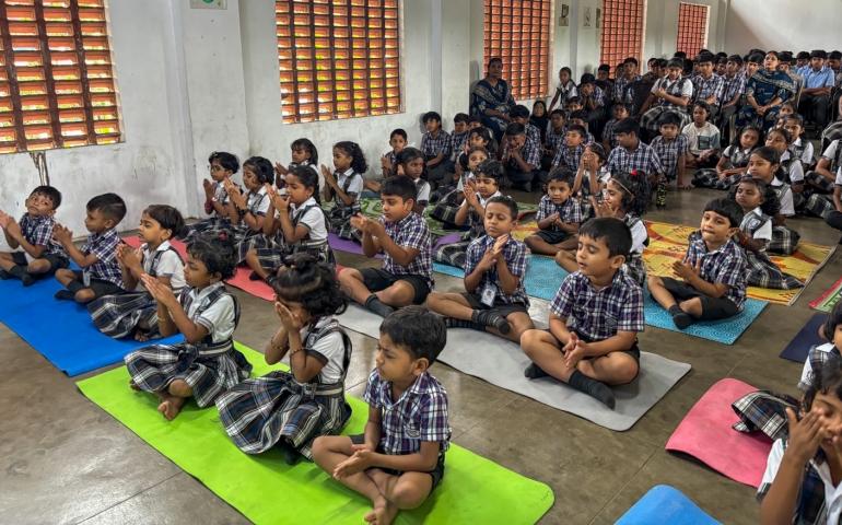International Day of Yoga 2026 Celebration at HDPY English Medium Senior Secondary School