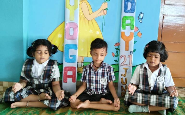 International Day of Yoga 2026 Celebration at HDPY English Medium Senior Secondary School 2
