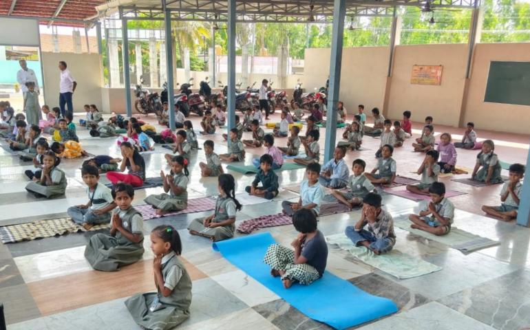 International Day of Yoga 2026 celebration at Hanumanalu 2