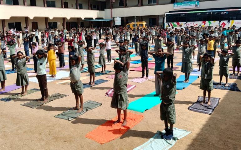 International Day of Yoga 2026 celebration at Hanumanalu