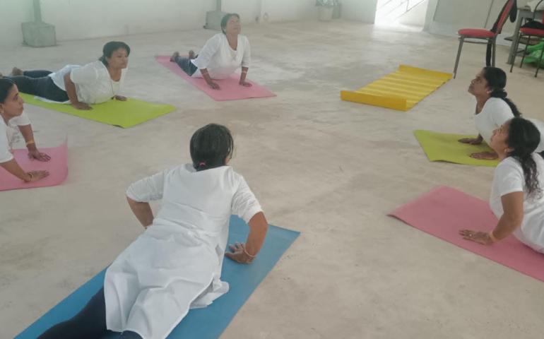 International Day of Yoga Celebration at Edavilangu by VK-VVF