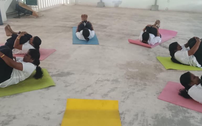International Day of Yoga Celebration at Edavilangu by VK-VVF 2
