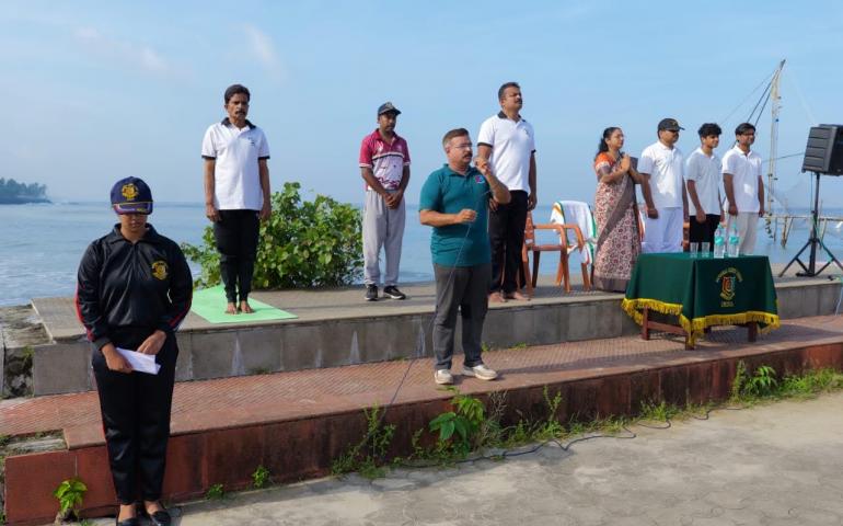VKVVF Kodungallur Celebrates International Day of Yoga 2026 with NCC at Munambam Beach