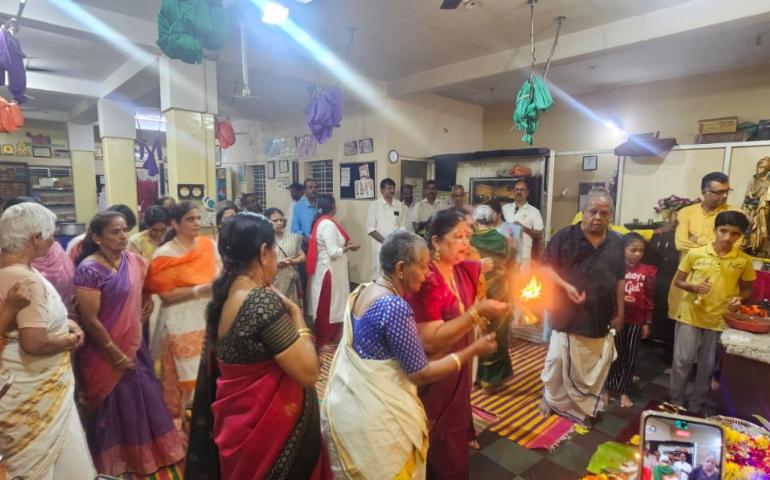 Bhajan Sandhya and Ramayana Parayanam Organized by Hebbal on the Occasion of 80th Independence Day