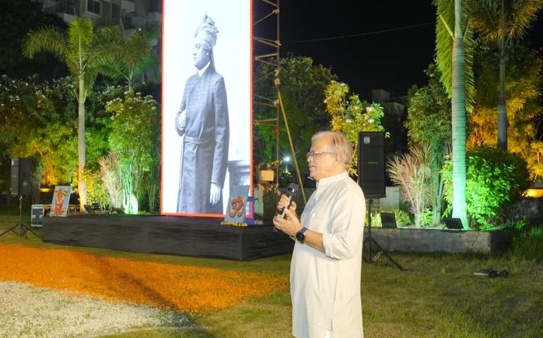 Bharat Mata Aarti occasion of Independence Day organized by VK,Chhatrapati Sambhaji nagar