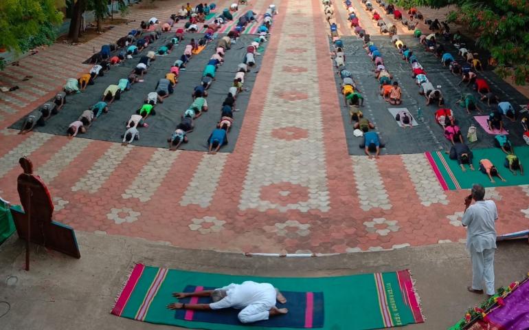 International Day of Yoga 2026 at Nadar Higher Secondary School in Kovilpatti