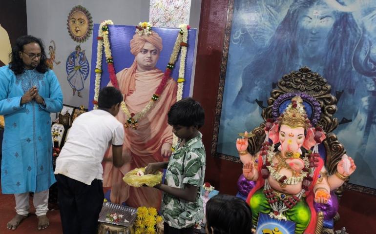 Swami Vivekananda Mahasamadhi Diwas observed at RT Nagar 2