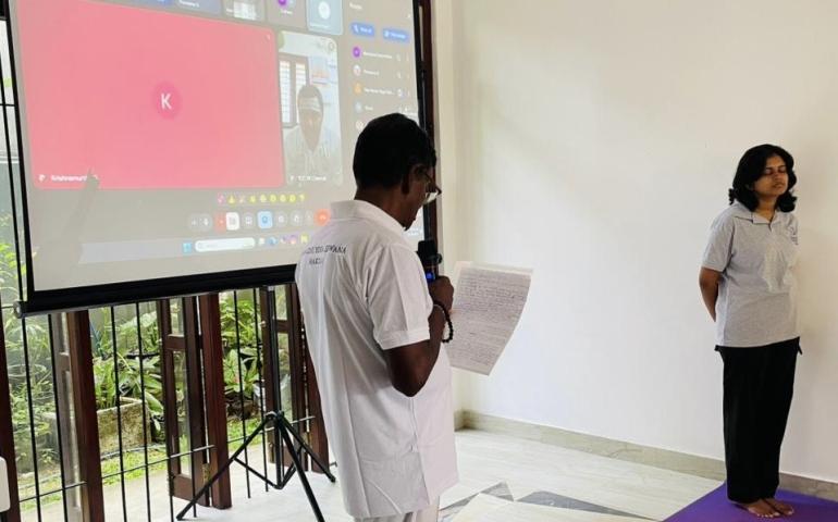 International Day of Yoga 2026 Programme organized at Samadhi Yoga Sewana in Sri Lanka
