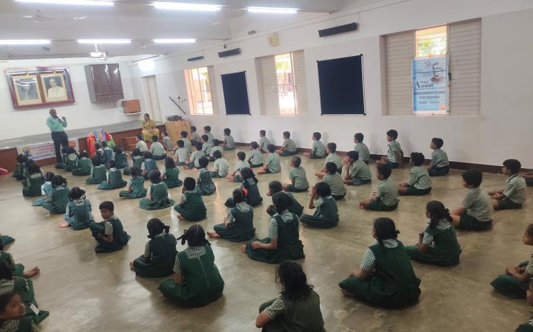 International Day of Yoga 2026 Celebration at TVS Higher Secondary School in Madurai