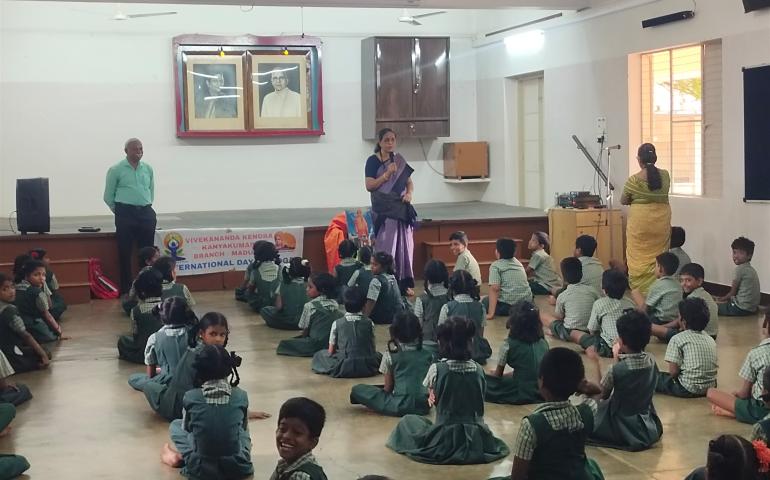 International Day of Yoga 2026 Celebration at TVS Higher Secondary School in Madurai 2