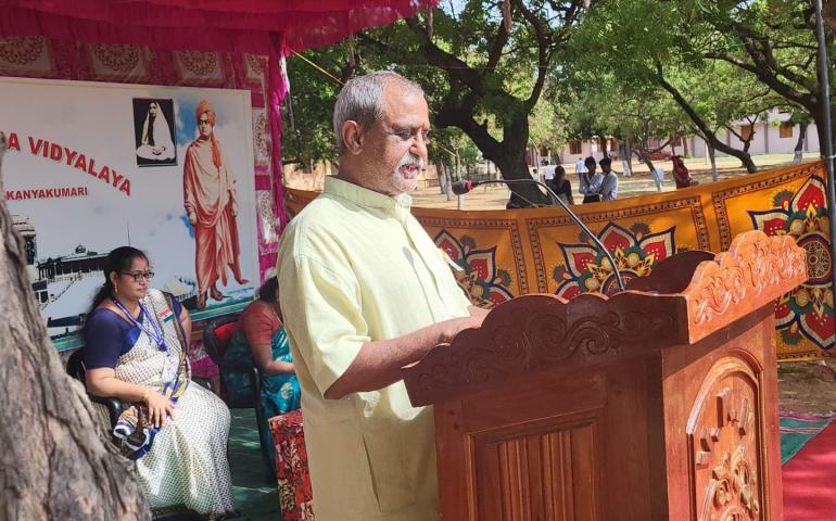 80th Independence Day celebrated at VKV Matric. Hr. Sec. School