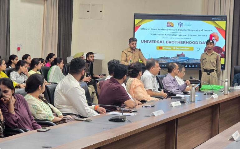 Universal Brotherhood Day with Special Lecture organized by VK, Jammu 2