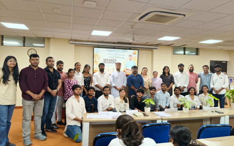 Speech Competition commemorate Universal Brotherhood Day organized by VK, Delhi