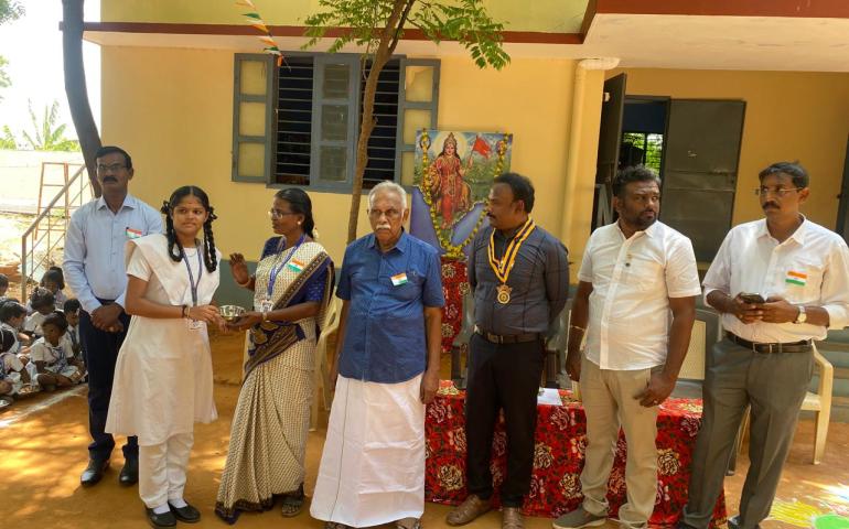 Independence Day Celebrated at VKV, Mat. Hr. Sec. School, Vallioor2