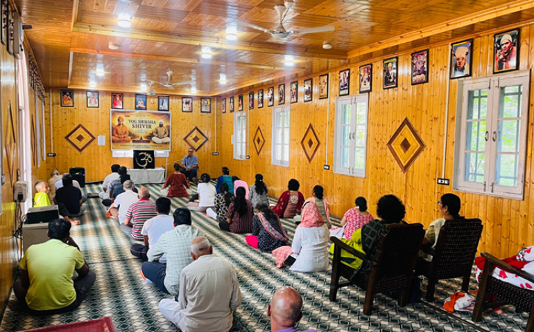 Boudhik session at Yoga Shiksha Shivir at Kashmir - September 2026