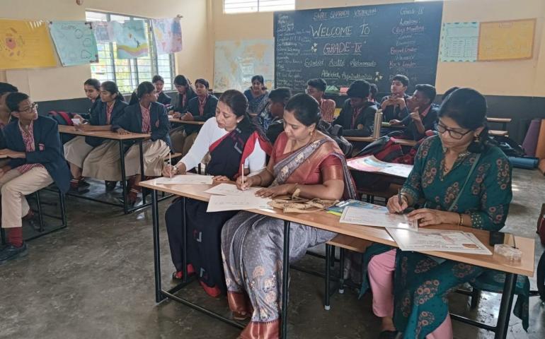 Universal Brotherhood Day Students’ Competition at Hebbal Nagar 3