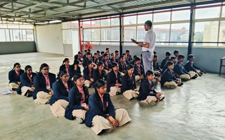 Universal Brotherhood Day Students’ Competition at Hebbal Nagar