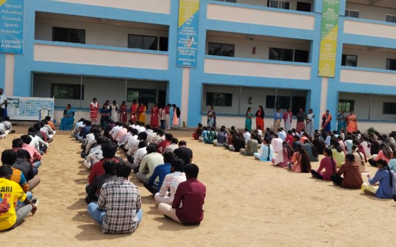 Inaugurated the Vivekananda Yuva Vedike at VK, Jigani