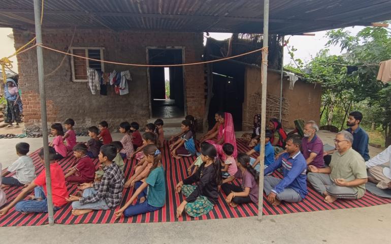 "चलें गाँव की ओर" युवा साहस अभियान का आयोजन राजस्थान द्वारा3