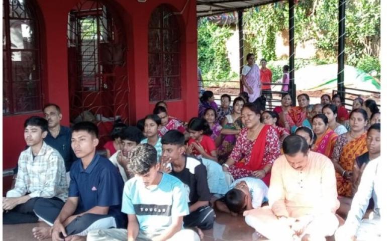 Gurupurnima organized at VK, Agartala 