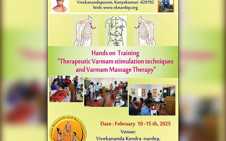 Varmam Workshop at VK-NARDEP