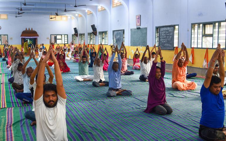 Yoga Shiksha Shivir at Kanyakumari