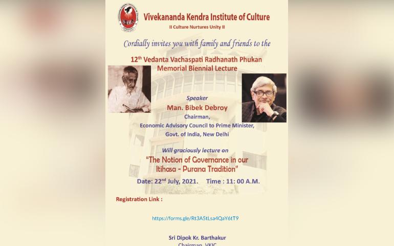 The Notion of Governance in our Itihasa-Purana Tradition - VKIC