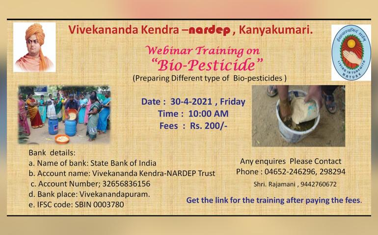 Training on Bio-Pesticides