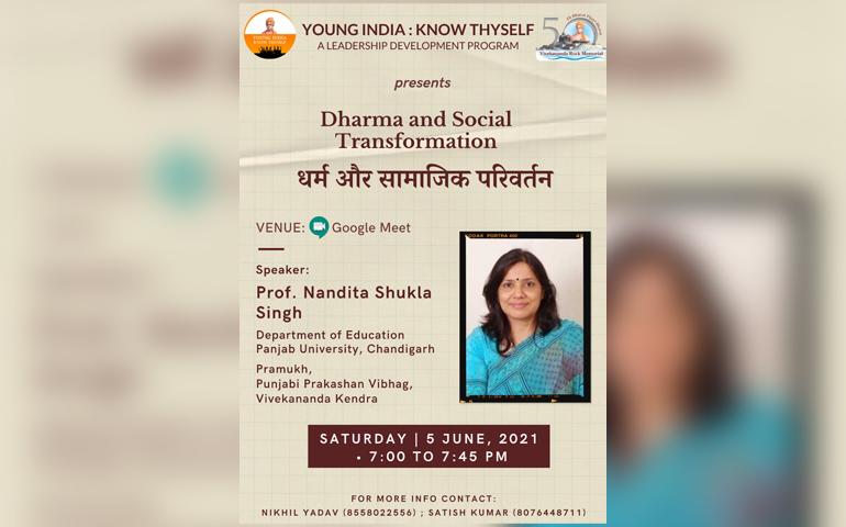 Dharma and Social Transformation - New Delhi