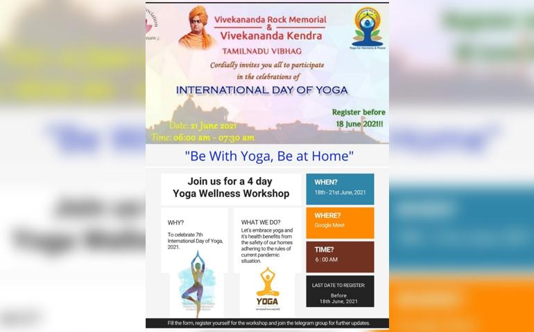 International Day of Yoga - Tamilnadu