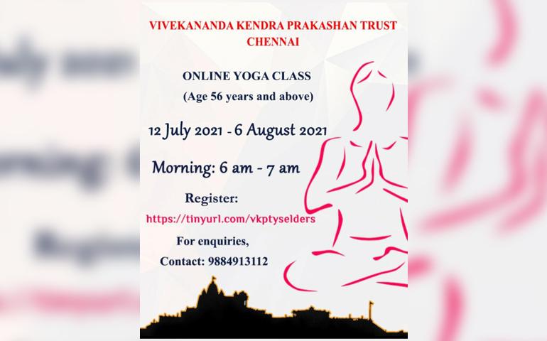 Yoga Classes, Chennai, Vivekananda Kendra