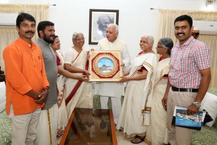 A delegation met Kerala Rajyapal