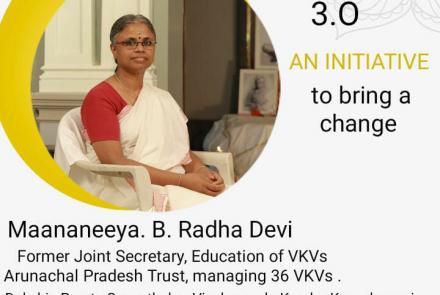 Ma.Radha Didi's interactive session with Kavyavarsha.....