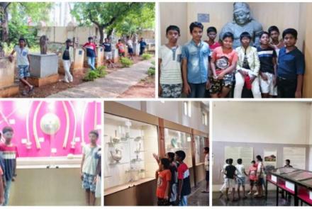 Kurnool Samskar Varga students visited Kurnool Museum