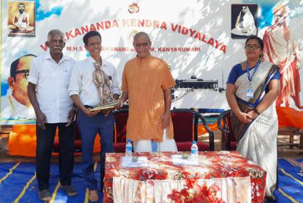 Republic Day celebration at VKV Kanyakumari