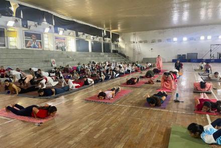 International Day of Yoga celebration at Haryana Prant (1)