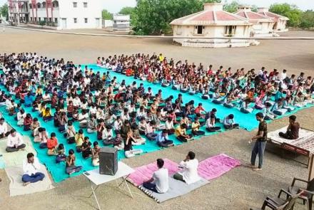 International Day of Yoga celebration at Palitana 01