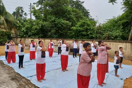 International Day of Yoga celebration at West Bengal Prant (1)