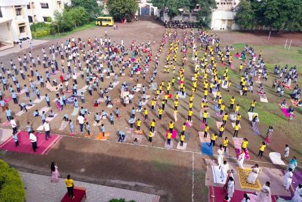 International Day of Yoga celebration at Maharashtra Prant (1)