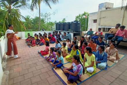 Session during Personality Development Camp at Madurai