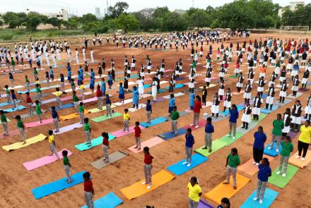 Glimpse from Yoga  Day 2024 Celebration at Thoothukudi 01