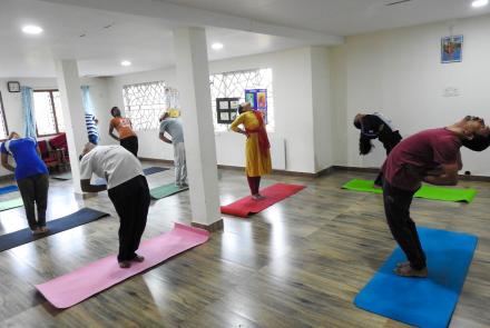 International Day of Yoga Celebration at Jalahalli - Hebbal