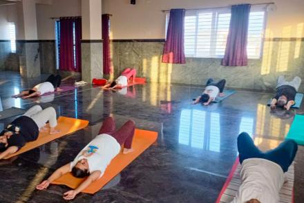 International Day of Yoga Celebration at RT Nagar 1