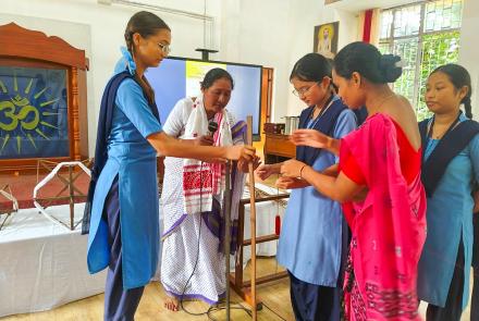 National Handloom Day Celebration at VKV NEEPCO Bokuloni 1