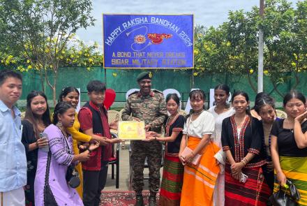 Raksha Bandhan Celebration at Siang Vibhag, Vivekananda Kendra