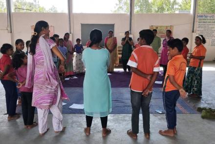 Monthly Anandalaya Prasikshan at Hanumanalu, Vivekananda Kendra